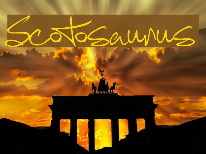 Scotosaurus Example 3
