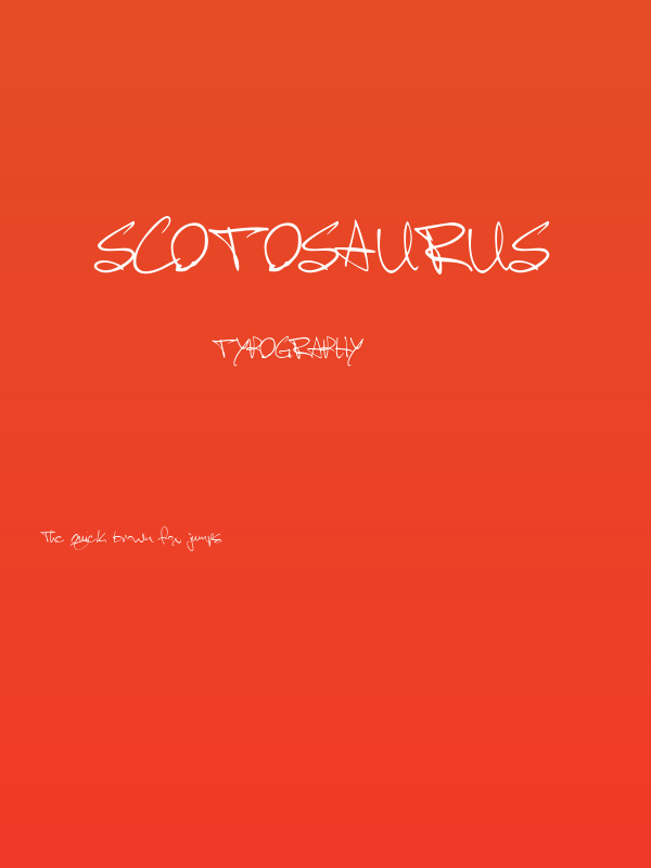 Scotosaurus Poster