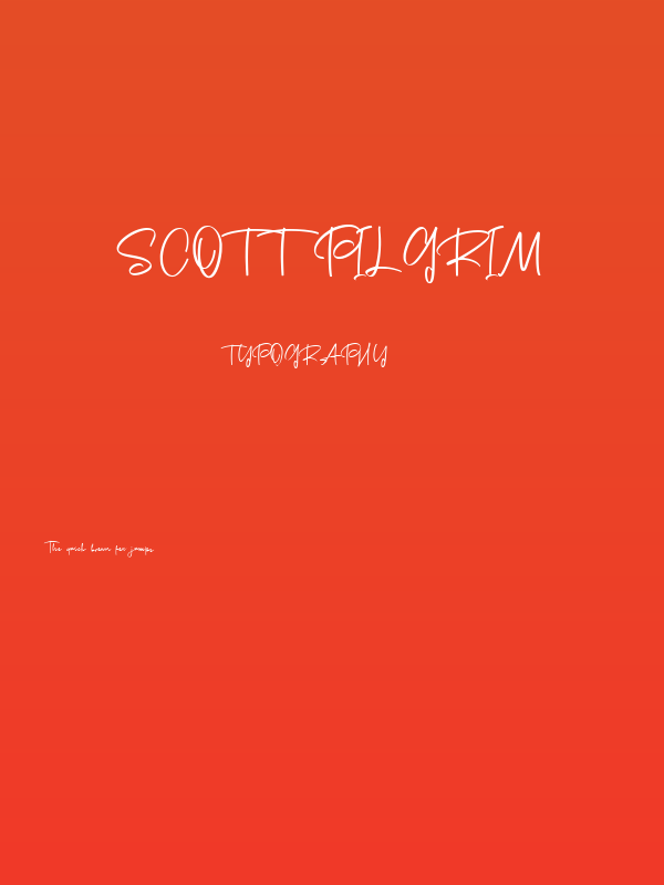 Scott Pilgrim Poster