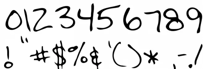 Scott Regular Font OTHER CHARS