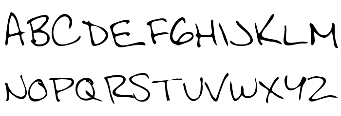 Scott Regular Font LOWERCASE