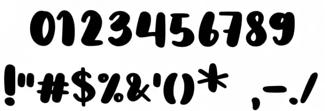 Scott Room Font OTHER CHARS