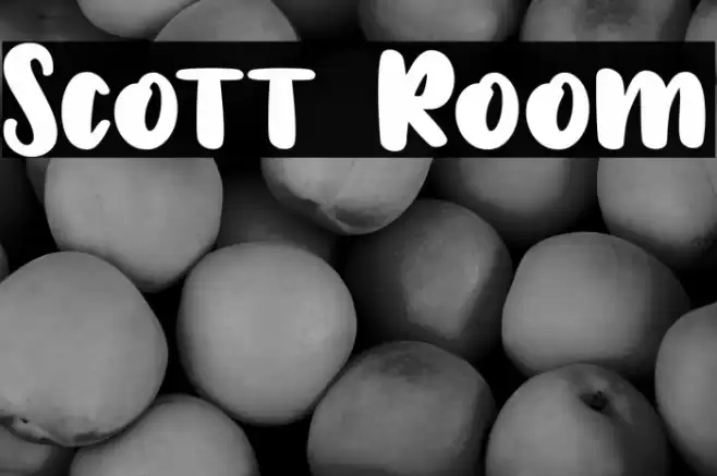 Scott Room Font examples