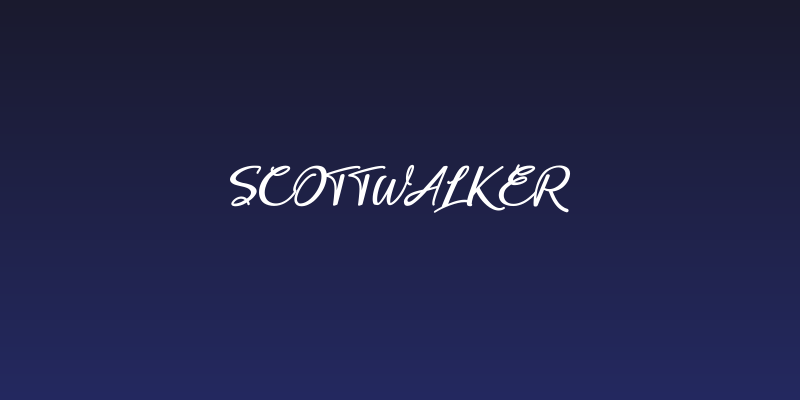 ScottWalker Social Header