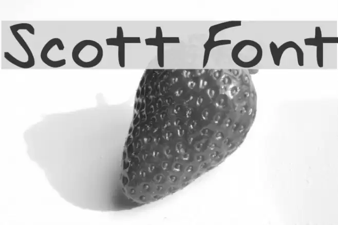 Scott Font examples