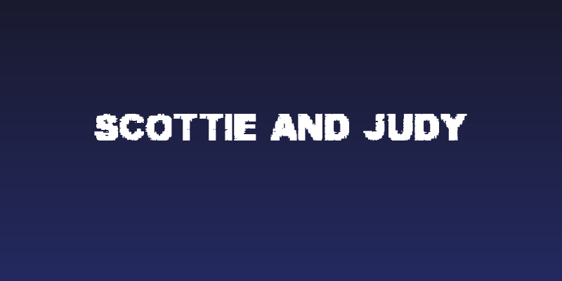Scottie and Judy Social Header