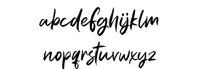 Scotties Font LOWERCASE