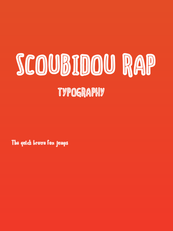 Scoubidou Rap Poster