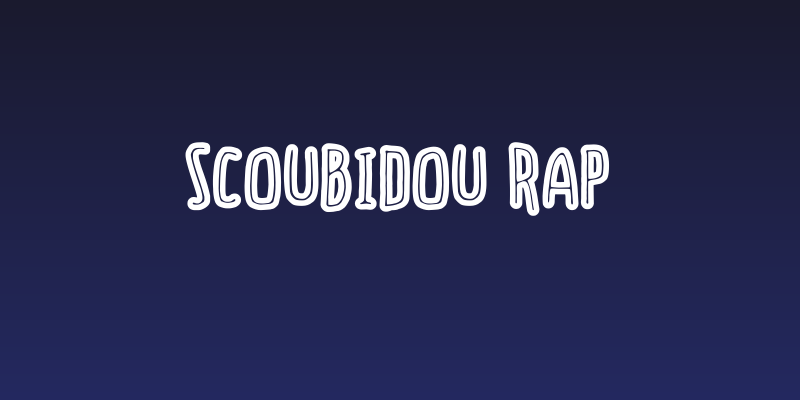 Scoubidou Rap Social Header