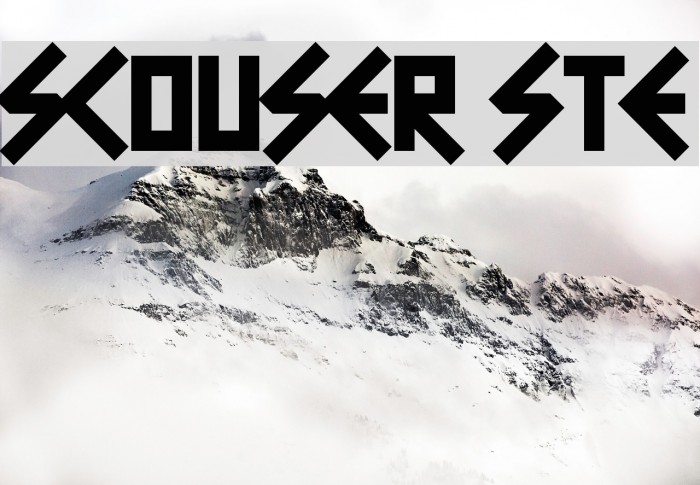 Scouser Ste Font examples