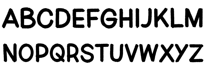 Scout Font UPPERCASE
