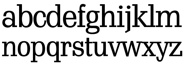 ScoutLightDB Normal Font LOWERCASE