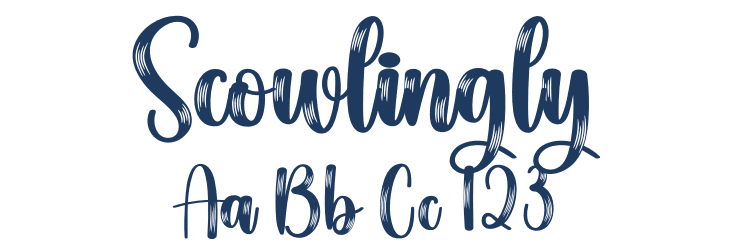 Scowlingly Font Preview