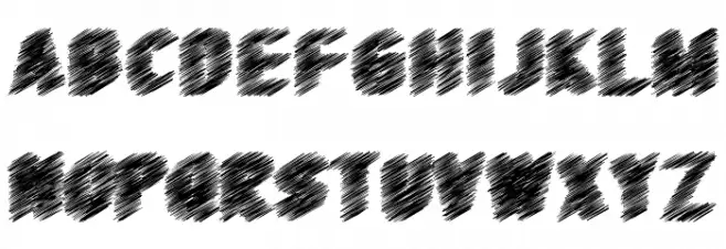 ScrFIBbLE Bold フォント 大文字
