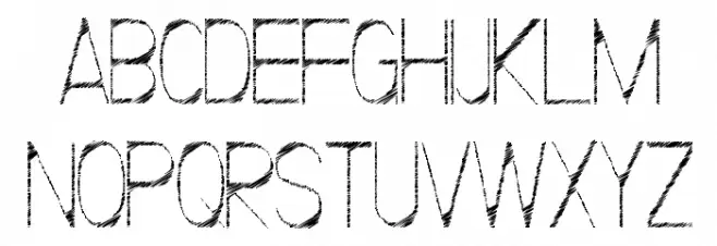 ScrFIBbLE Italic خط أحرف كبيرة
