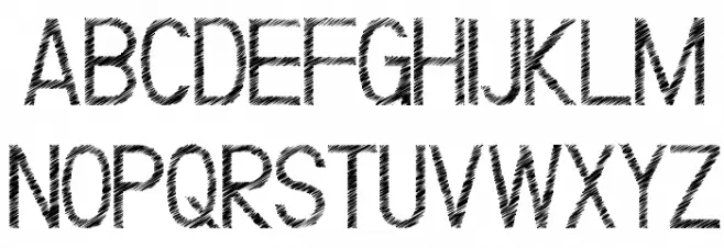 ScrFIBbLE 字体 大写