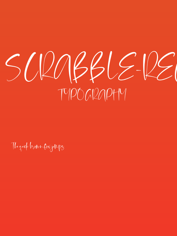 Scrabble-Regular Poster