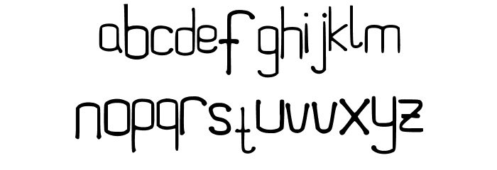 Scrabbler-Medium Font LOWERCASE