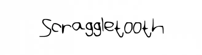 Scraggletooth  Fuentes Gratis Descargar
