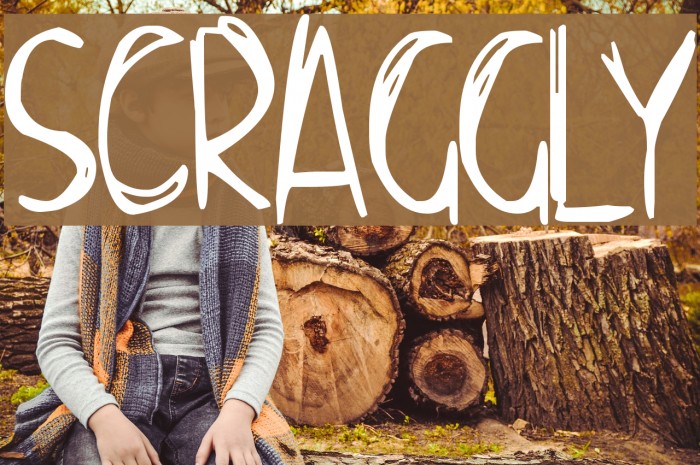 Scraggly Font examples