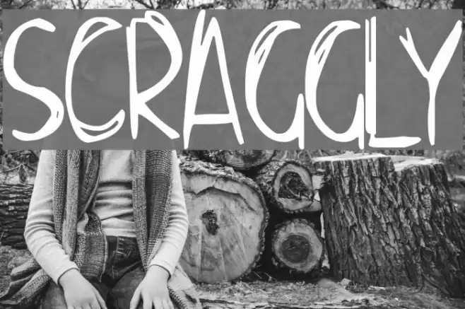 Scraggly Font examples