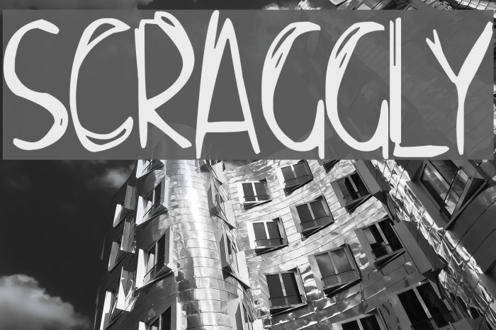 Scraggly Font examples