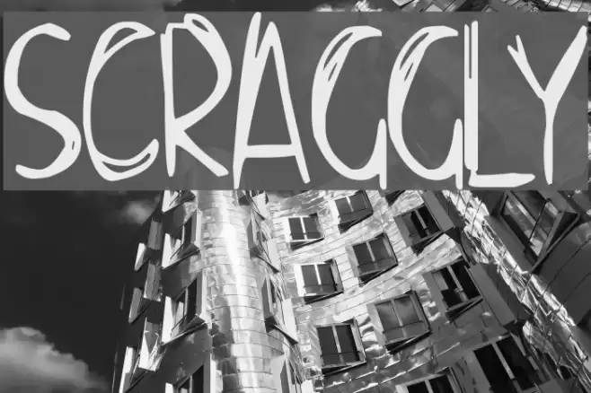 Scraggly Font examples