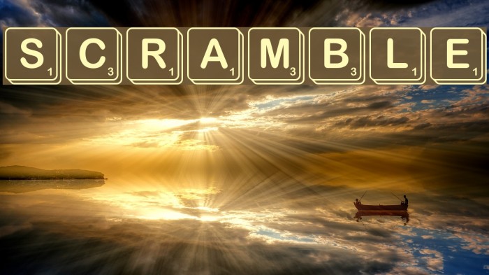 Scramble フォント examples