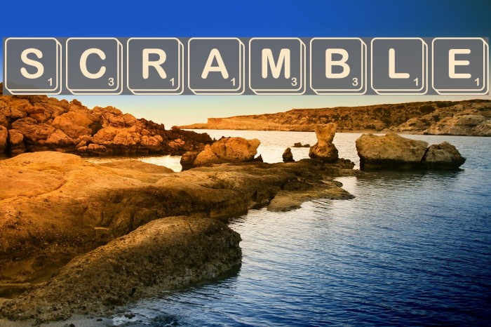 Scramble フォント examples