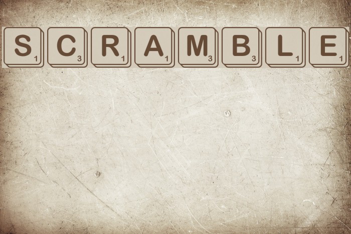 Scramble フォント examples