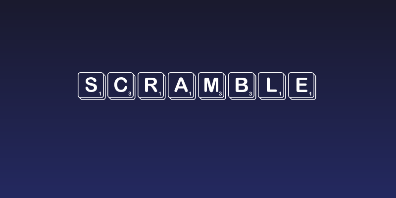 Scramble Social Header