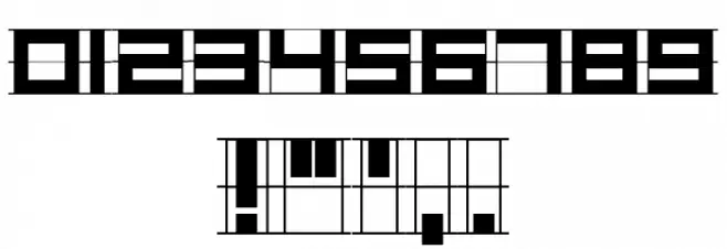 Scrambled Regular Шрифта ДРУГИЕ символов