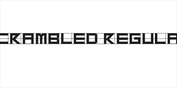 Scrambled Regular Logo