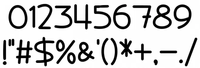 Scrambled Tofu Font OTHER CHARS