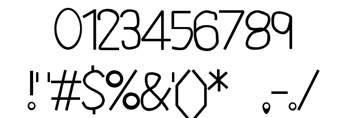 Scrambles Font OTHER CHARS