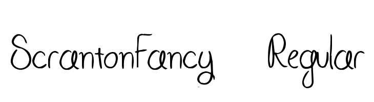 ScrantonFancy-Regular Font