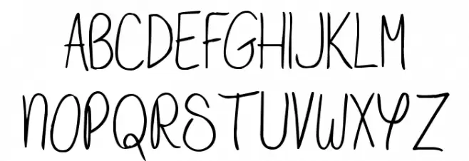ScrantonFancy-Regular Schriftart Groß
