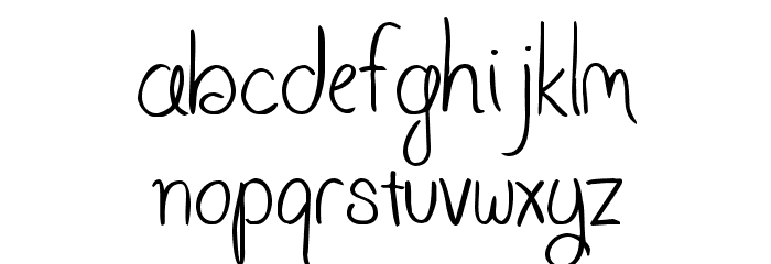 ScrantonFancy-Regular Font LOWERCASE