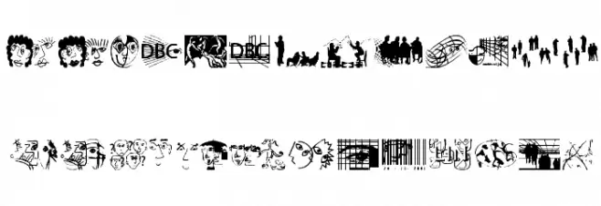 ScrapArt Schriftart Groß