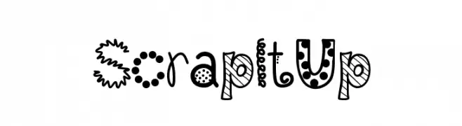 ScrapItUp  Frei Schriftart Herunterladen