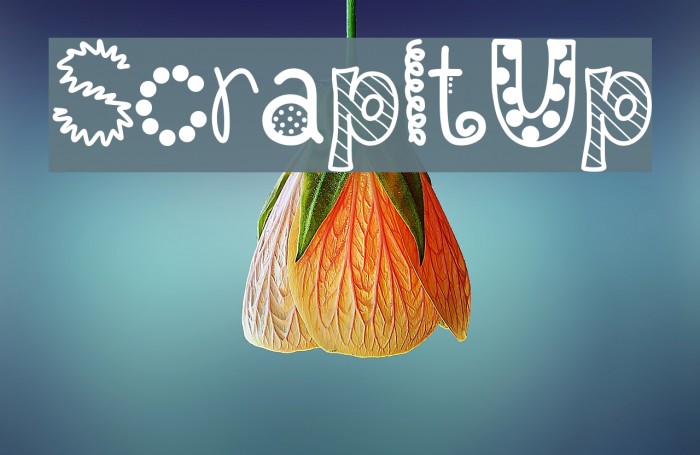 ScrapItUp Font examples