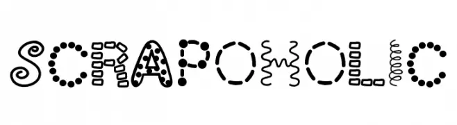 ScrapOHolic  Frei Schriftart Herunterladen