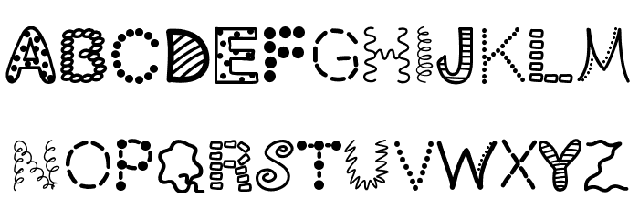ScrapOHolic Font LOWERCASE