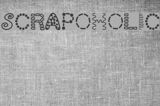 ScrapOHolic Font examples