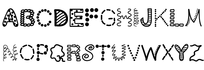 ScrapOHolic Font LOWERCASE