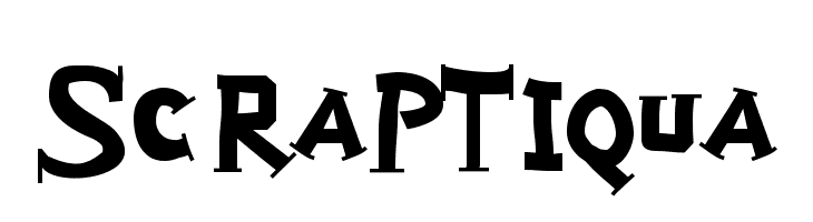 ScrapTiqua  font caratteri gratis