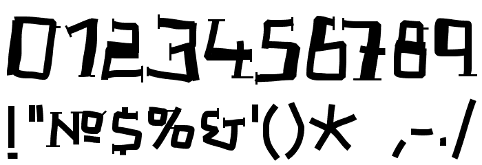 ScrapTiqua Font OTHER CHARS