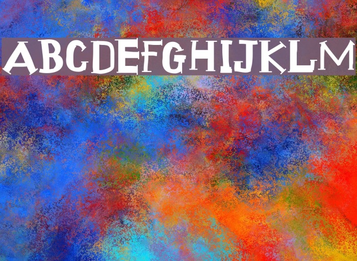 ScrapTiqua Font examples