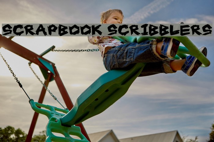 Scrapbook Scribblers Font examples