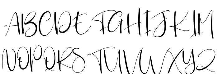 Scrapbook Font UPPERCASE